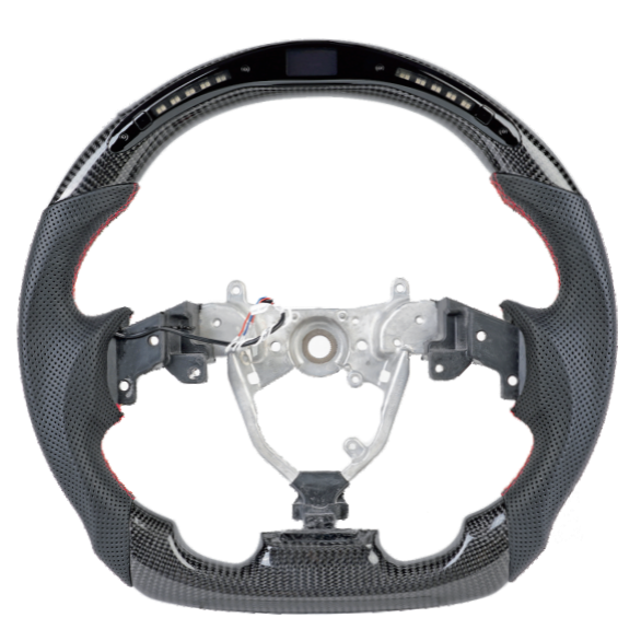 Carbon fiber steering wheel LED smart version for Lexus IS (2006-2011)
