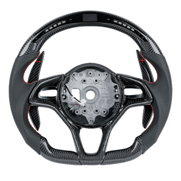Carbon fiber steering wheel LED smart version for McLaren 570 (2015)