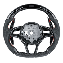 Laden Sie das Bild in den Galerie-Viewer, Carbon fiber steering wheel LED smart version for McLaren 570 (2015)