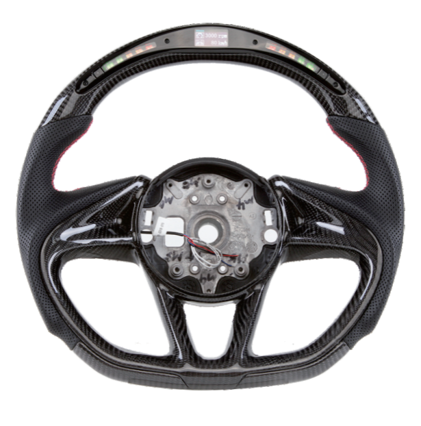 Carbon fiber steering wheel LED smart version for McLaren 720S, McLaren 570, McLaren 600LT, McLaren 540C, McLaren 12C (2015)