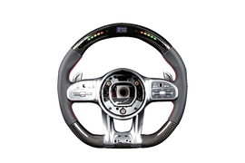Carbon fiber steering wheel LED smart version for Mercedes-Benz (2010-2021 full series)