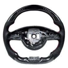 Laden Sie das Bild in den Galerie-Viewer, Carbon fiber steering wheel LED smart version for Mercedes-Benz W205 (2016-2018)