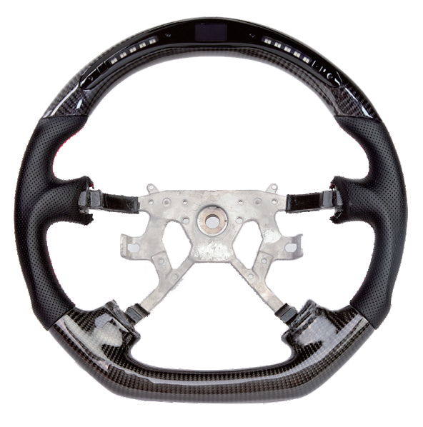 Carbon fiber steering wheel LED smart version for Patrol Y61 (2013)