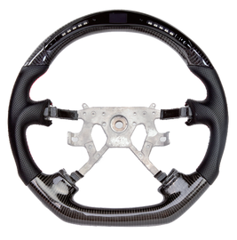 Carbon fiber steering wheel LED smart version for Patrol Y61 (2013)