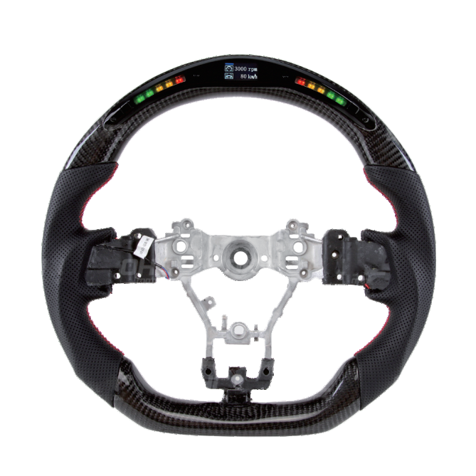 Carbon fiber steering wheel LED smart version for Subaru/WRX (2015-2020)