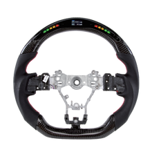 Load image into Gallery viewer, Carbon fiber steering wheel LED smart version for Subaru/WRX (2015-2020)