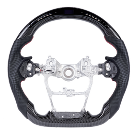Carbon fiber steering wheel LED smart version for Toyota Land Cruiser (LC300) (2022)