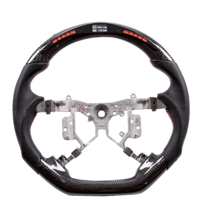 Carbon fiber steering wheel LED smart version for Toyota Overlord (2012), Highlander Camry (2006-2011)