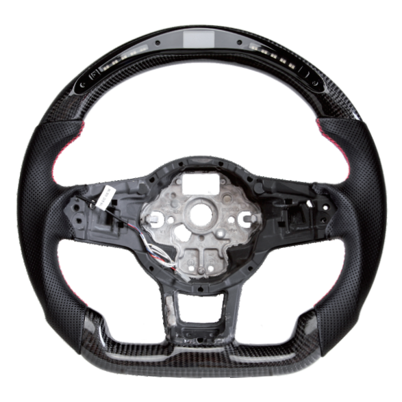 Carbon fiber steering wheel LED smart version for Volkswagen GTI (2015-2019), Volkswagen Golf 7R (2015-2017)