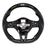 Carbon fiber steering wheel LED smart version for Volkswagen Golf 6 (2008-2014), Volkswagen MK6