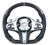 Carbon fiber steering wheel assembly for BMW F chassis 5 Series/G chassis 5 Series (2020)