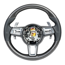 Laden Sie das Bild in den Galerie-Viewer, Carbon fiber steering wheel assembly for Porsche 718 (2016 model year)