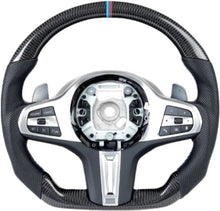 Charger l&#39;image dans la galerie, Carbon fiber steering wheel bare disc for BMW F chassis 5 Series (2020 model year)