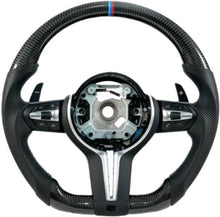 Charger l&#39;image dans la galerie, Carbon fiber steering wheel bare disc for BMW M5 (F10 2015 model year, F90), M6 (F06, F12, F13), M8 (F91, F92, F93), 5 Series (F10, F11, GT F07), 6 Series (F06, F12, F13), 7 Series (F01, F02, F03) (2015 model year)