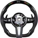 Carbon fiber steering wheel LED smart version for BMW e90 3 Series/e91 3 Series/e92 3 Series e93/3 Series/E70/E71/E72/E72 E53/E89/E84/E92/E93/E81/E87/E82/E88 (2005 model year)
