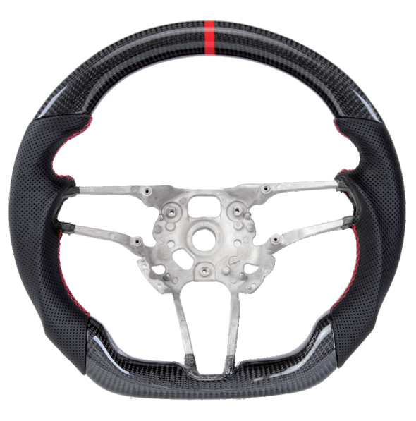 Carbon fiber steering wheel bare disc for Porsche 718 (2016 model year)