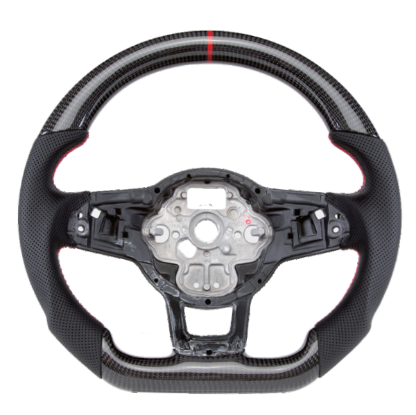 Carbon fiber steering wheel bare disc for Volkswagen GTI (2015-2019), Volkswagen Golf 7R (2015-2017)