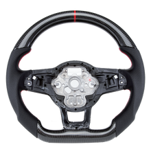 Charger l&#39;image dans la galerie, Carbon fiber steering wheel bare disc for Volkswagen Golf 7R (2015-2017), Volkswagen GTI (2015-2019)