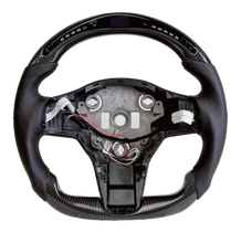 Charger l&#39;image dans la galerie, Tesla Model 3 Carbon Fiber LED Smart Steering Wheel (2016-2020)