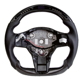 Tesla Model 3 Carbon Fiber LED Smart Steering Wheel (2016-2020)