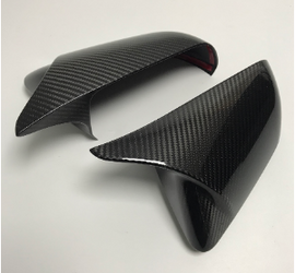 Carbon Fiber Horn-Style Side Mirror for Ford New Mustang Cyber
