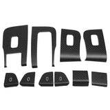 Tesla Model 3 Carbon Fiber Door Glass Window Button Frame (Right-Hand Drive)