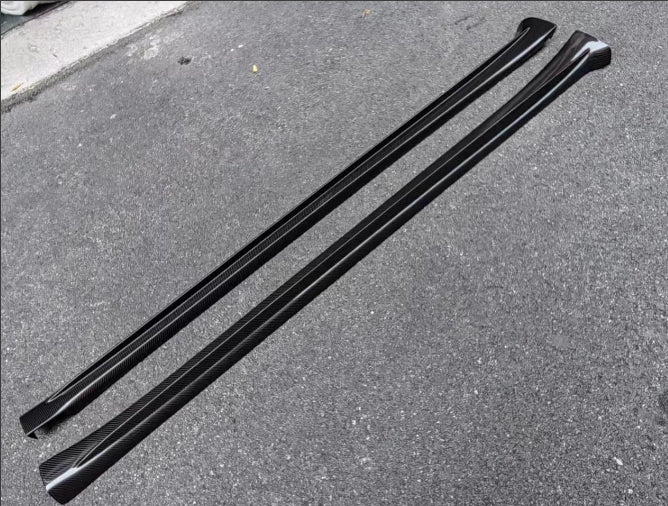 Tesla Model X Carbon Fiber Side Skirts (2023+)