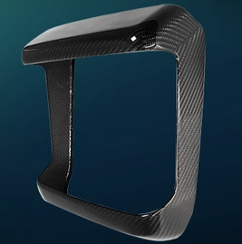 Carbon Fiber Model X Rear Display Cover for Tesla Cyber