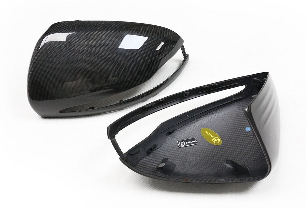 Carbon Fiber Mirror Shells for Benz W247 W205 W238 W213 W222 C217 C257 H247 X247 X253 H343 X243 N293 C190 (2013-2022)
