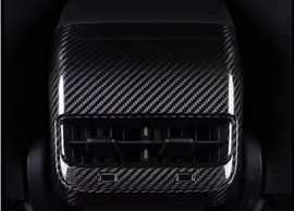 Tesla Model Y Carbon Fiber Rear Vent with USB Port Cyber