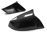Tesla MODEL S Carbon Fiber Adhesive (Horn Style) (Dry Carbon) Mirror Shell