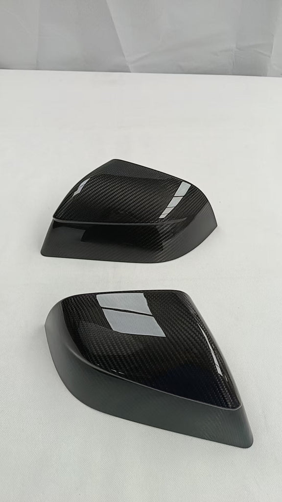 Tesla Model 3 New Rearview Carbon Fiber Mirror Shell (Inspired by the Tesla Model Y Renewal) Cyber Carbon Fiber