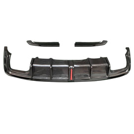 Carbon Fiber Audi 2020+ A4 S4 B10 4 Doors karbel Rear Diffuser Cyber