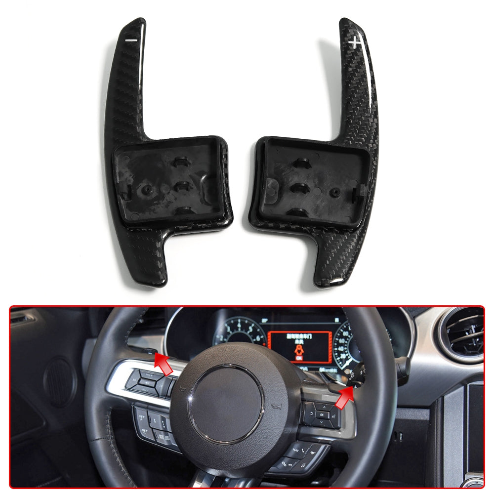 Carbon Fiber 2015-2020 Mustang Paddles/Carbon Fiber Replacement for Ford Mustang