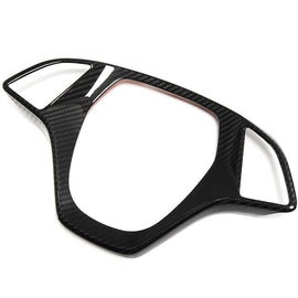 Carbon Fiber Steering Wheel Trim Frame for Chevrolet Corvette C7 Cyber