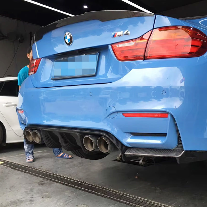 Carbon Fiber Rear Diffuser for BMW F82M4F80M3