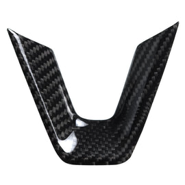 Tesla Model 3 Carbon Fiber Steering Wheel Lower U-Shaped Decal Cyber